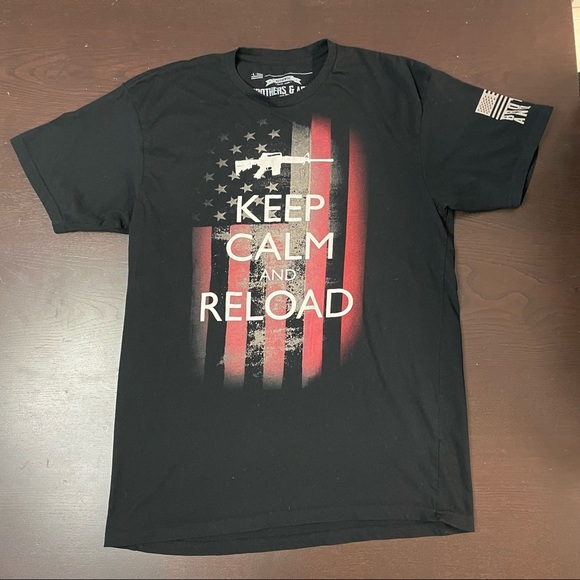 Keep Calm 2A Theme T-Shirt (large) - Picture 1 of 5